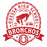 Close-up view of Odessa High School Bronchos Unisex 3/4 sleeve Raglan T-shirt 212