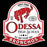 Close-up view of Odessa High School Bronchos Women's Black SoftStyle T-shirt 219