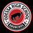 Close-up view of Odessa High School Bronchos Women's Black SoftStyle T-shirt 220