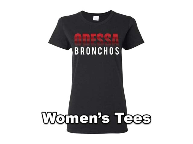 Women's T-shirts - Odessa Bronchos High School