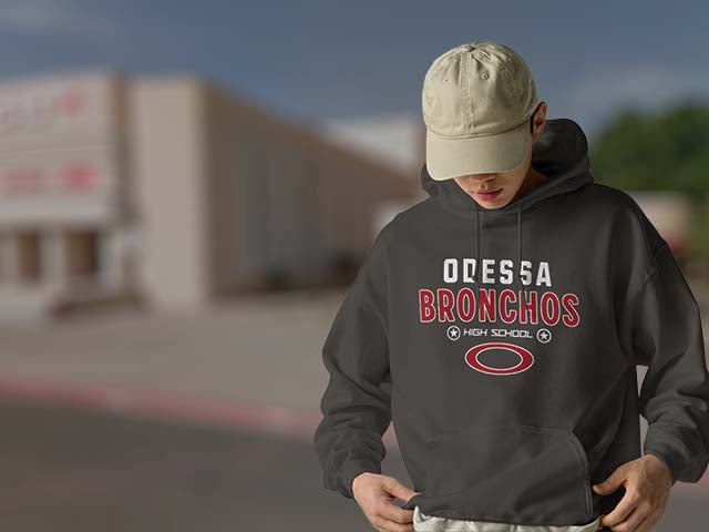 Odessa High School Bronchos Classic Hoodies All Products Page