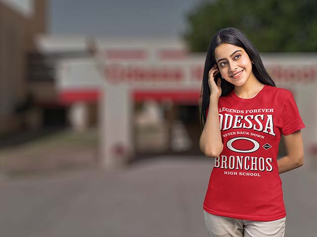 Odessa High School Bronchos Women's T-shirts All Products Page