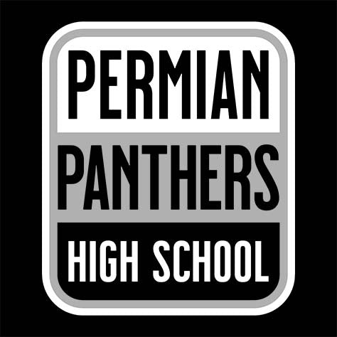 Permian High School Black Classic T-shirt 01