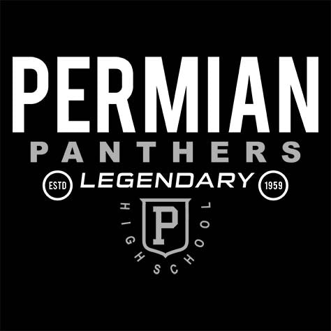 Permian High School Black Classic T-shirt 03