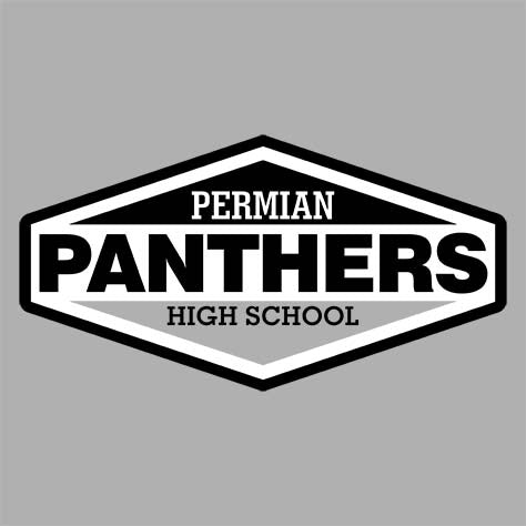 Permian High School Women's Sports Grey T-shirt 09