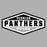 Close-up view of Permian High School Panthers Unisex 3/4 sleeve Raglan T-shirt 009