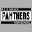 Close-up view of Permian High School Panthers Grey Classic Unisex T-shirt 098