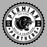 Permian Panthers high school logo with a panther head on a gray background - classic t-shirt design 203