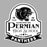 Black and white logo of Permian High School Panthers on a gray background - classic t-shirt design 219