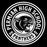 Permian High School Panthers logo with a panther head in the center on a black background  raglan t-shirt design 220