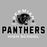 Close-up view of Permian High School Panthers Grey Classic Unisex T-shirt 222