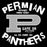 Black t-shirt with white text and logo for 'Permian Panthers' on a black background - classic t-shirt design 228