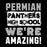 Close-up view of Permian High School Panthers Black Classic Unisex T-shirt 231