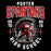 Close-up view of Porter High School Spartans Black Classic Unisex T-shirt 204