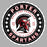 Close-up view of Porter High School Spartans Unisex 3/4 Sleeve Raglan T-shirt 216