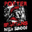 Close-up view of Porter High School Spartans Black Classic Unisex T-shirt 205