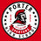 Close-up view of Porter High School Spartans Red Classic Unisex T-shirt 215