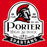 Close-up view of Porter High School Spartans Red Classic Unisex T-shirt 219
