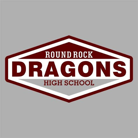 Round Rock High School Women's Sports Grey T-shirt 09