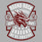 Close-up view of Round Rock High School Dragons Grey Classic Unisex T-shirt 207