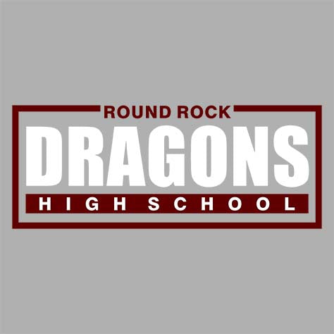 Round Rock High School Sports Grey Classic T-shirt 49