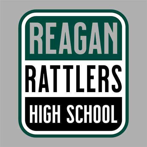 Reagan High School Rattlers Premium Carbon Grey Hoodie 01