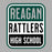 Reagan High School Rattlers Premium Carbon Grey Hoodie 01