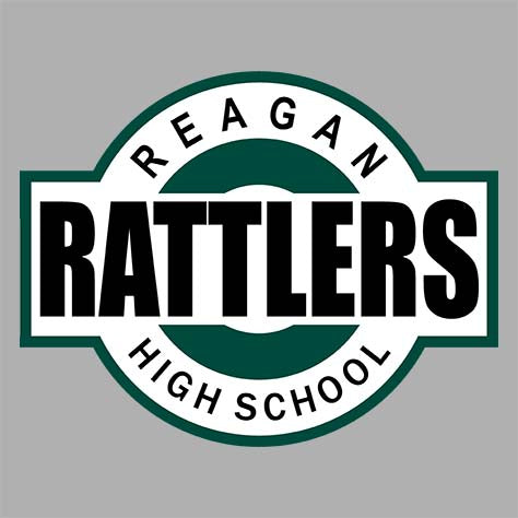 Reagan High School Rattlers Sports Grey Classic T-shirt 11