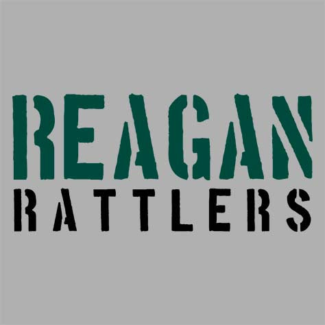 Reagan High School Rattlers Premium Carbon Grey Hoodie 17