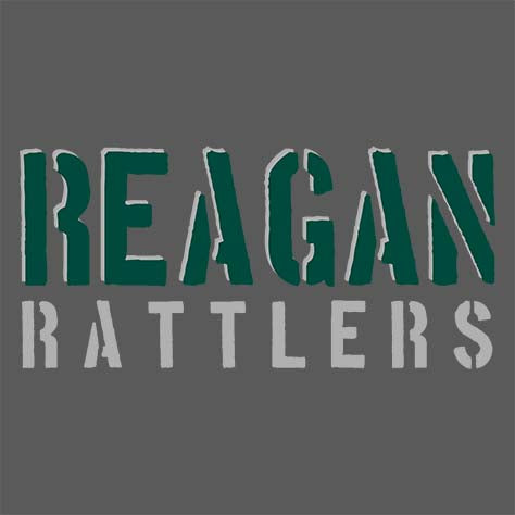 Reagan High School Rattlers Women's Dark Heather T-shirt 17