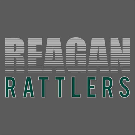 Reagan High School Rattlers Dark Heather Classic T-shirt 24