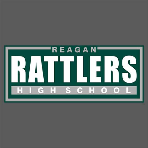 Reagan High School Rattlers Dark Heather Classic T-shirt 49