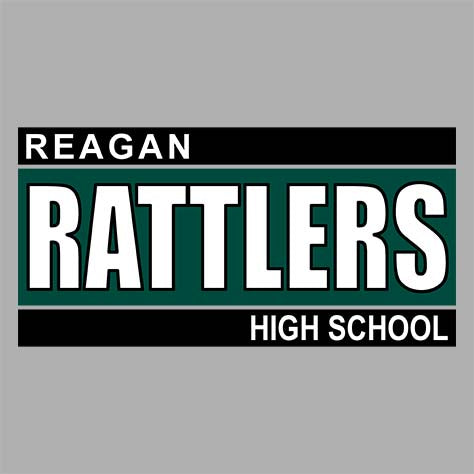 Reagan High School Rattlers Sports Grey Classic Hoodie 98