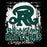 Close-up view of Reagan High School Rattlers Black Classic Unisex T-shirt 202