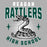 Close-up view of Reagan High School Rattlers Grey Classic Unisex T-shirt 204