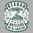 Close-up view of Reagan High School Rattlers Unisex 3/4 sleeve Raglan T-shirt 207