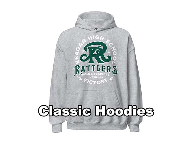 Reagan High Rattlers Classic hoodies 1b