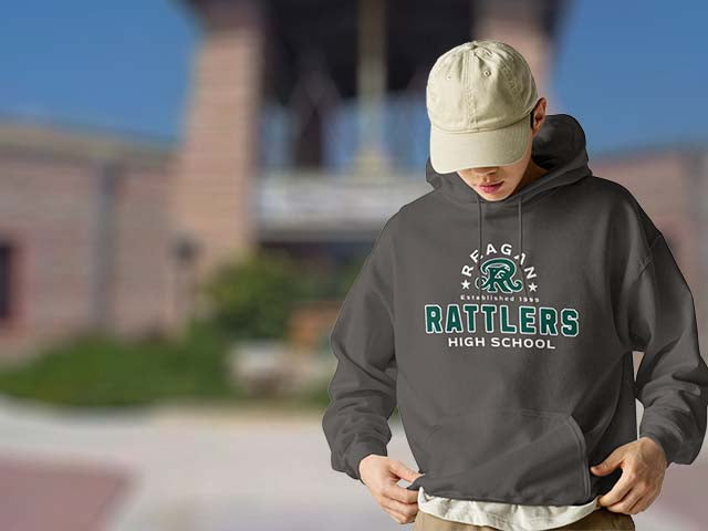 Reagan High School Rattlers Classic Hoodies All Products Page