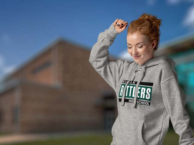 Reagan High School Rattlers Premium Hoodies All Products Page