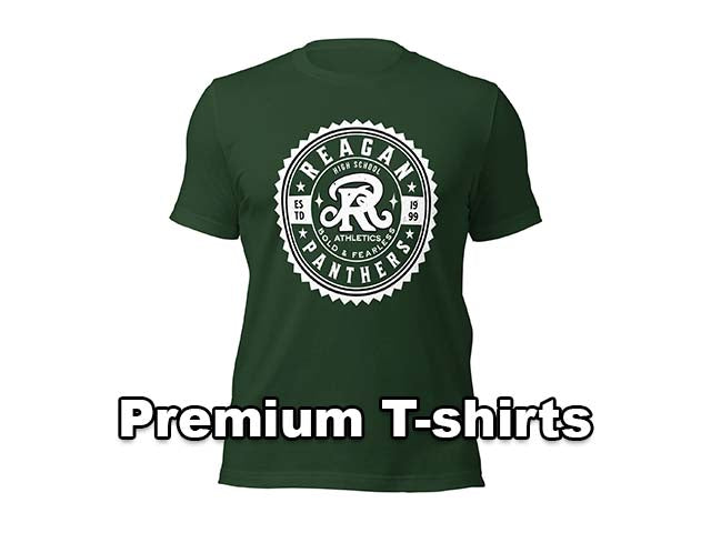 Reagan High School Rattlers Premium Tees