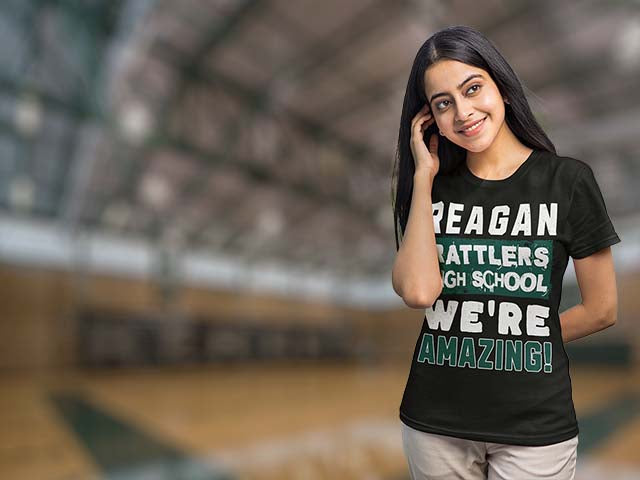 Reagan High School Rattlers Women's T-shirt All Products Page