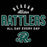 Logo of Reagan Allstar Rattlers with text 'All Day Every Day' on a black background - classic t-shirt design 040