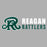 Logo of Reagan Rattlers on a gray background - classic t-shirt design 200