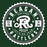 Circular logo with 'Reagan High School Rattlers' text and design on a green background - classic t-shirt design 203