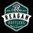 Close-up view of Reagan High School Rattlers Women's Black SoftStyle T-shirt 209