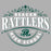 Close-up view of Reagan High School Rattlers Women's Grey SoftStyle T-shirt 211 