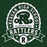 Reagan High School Rattlers logo on a green background - classic t-shirt design 212