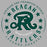 Close-up view of Reagan High School Rattlers Women's Grey SoftStyle T-shirt 214