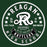 Circular logo with 'Reagan High School Rattlers' text and design elements on a green background - Classic t-shirt design 215