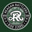 Reagan Rattlers High School logo with green and white design on a green background - classic t-shirt design 224